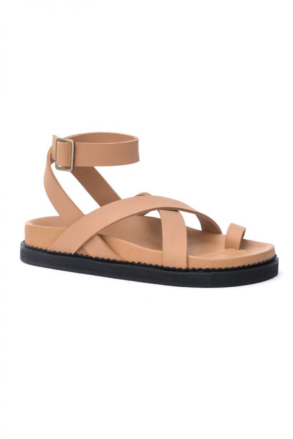 THE BALI TAILOR LENI SANDAL – TAN|TAN | Gypsett