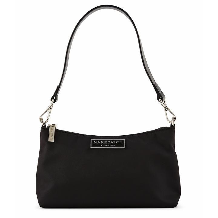 NAKEDVICE THE CHRISTY BLACK NYLON BAG - Gypsett