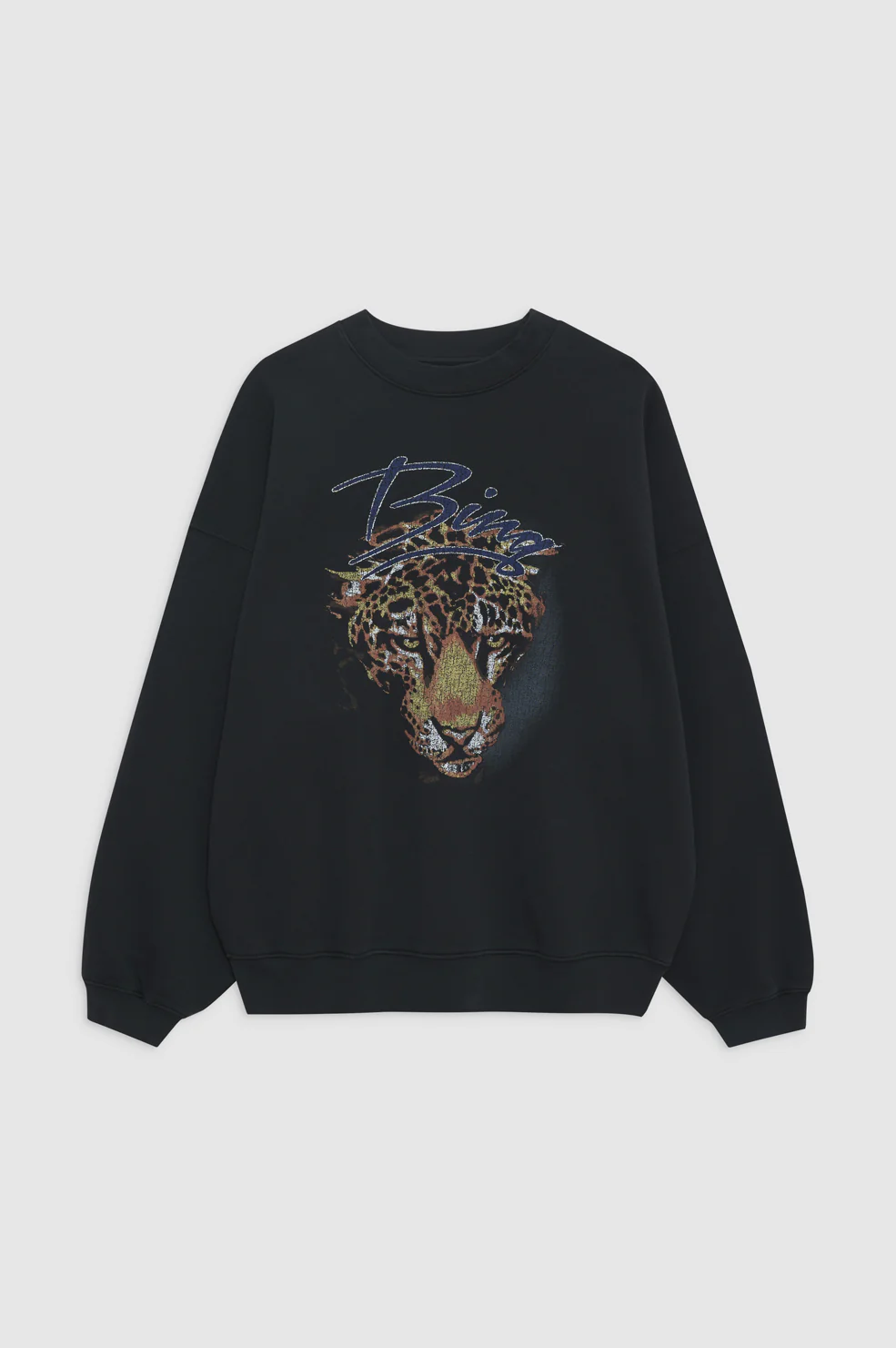 ANINE BING HARVEY CREW LEOPARD Sweatshirt - Gypsett