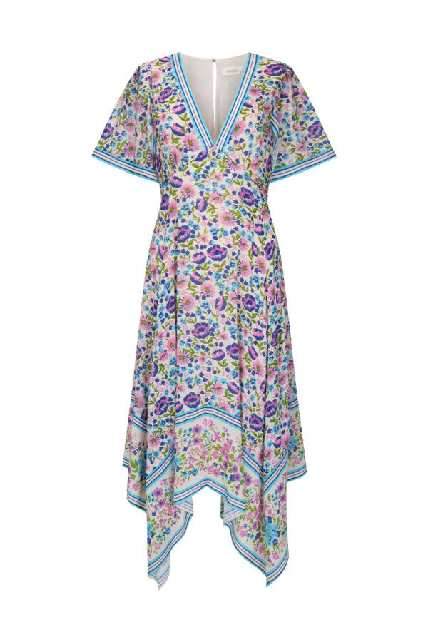 SPELL Impala Lily Handkerchief Dress IRIS - Gypsett