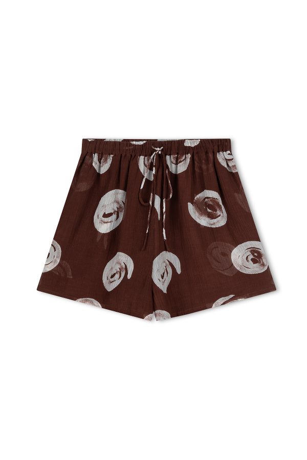 ZULU & ZEPHYR COCOA SWIRL TEXTURED Short